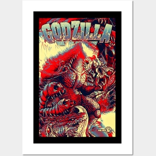 Godzilla ROE 6 Retro Posters and Art